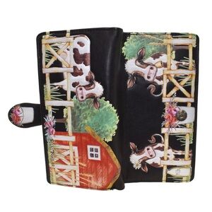 Charming Cow Print Wallet